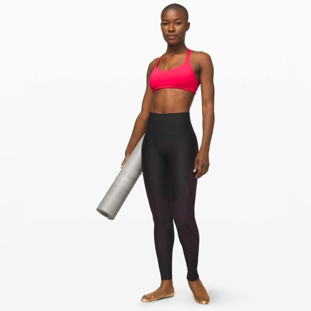 Lululemon Mapped Out High-Rise Tight 28" Black / Marvel size 4 yoga stretch gym